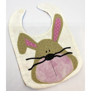 Betty the Bunny – Handmade Bib