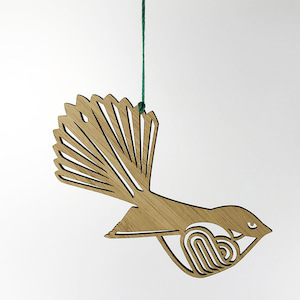 Fantail Wooden Decoration