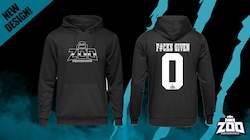 Motor vehicle parts: ZERO FU#K$ GIVEN ZOO HOODIE