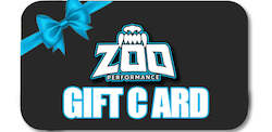 ZOO PERFORMANCE GIFT CARD