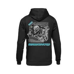 Motor vehicle parts: Barra Engine Graphic Hoodie