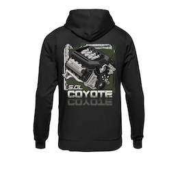 Motor vehicle parts: Ford Coyote Engine Graphic Hoodie