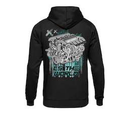 Motor vehicle parts: LS Engine Graphic Hoodie