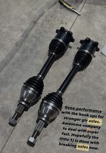 Custom Performance Axles -  Made to your specs!