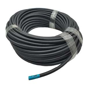 200 Series PTFE (Teflon) Hose - Black Nylon Braided