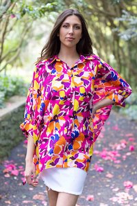 Womenswear: Charlo Celeste Shirt Bright Floral