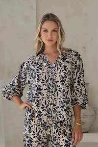 Humidity EDEN BLOUSE | Navy