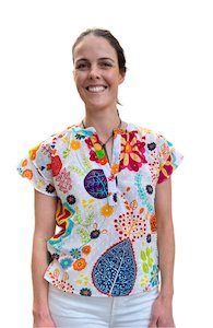 Maude Vivante JOY Blouse | SUMMER GARDEN Print