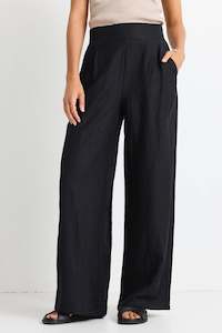 Among the Brave Guardian Black Linen Pant