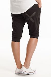 Home-Lee 3/4 Apartment Pants - Black matte X