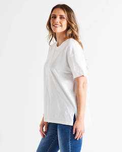 Womenswear: Betty Basics Mia Tee - White