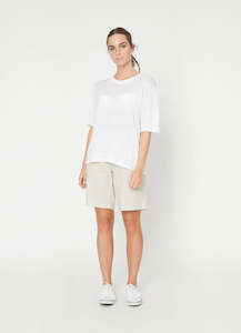 Two by Two Ford Shorts - Cotton Linen - Oatmeal