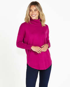 Betty Basics Fleur Knit Jumper | Mulberry