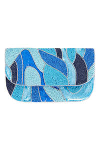 Eb & Ive Elysian Clutch - Cobalt