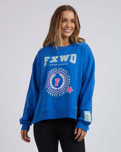 Womenswear: Foxwood GET THERE CREW | Blue