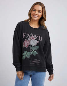 Foxwood ROSA CREW | WASHED BLACK