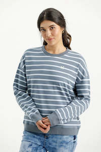 Home - Lee Kayla Crew - Stormy Stripe