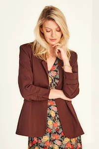 Lemon Tree Julie Jacket | Chocolate