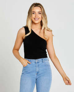 SASS Bec One Shoulder Top