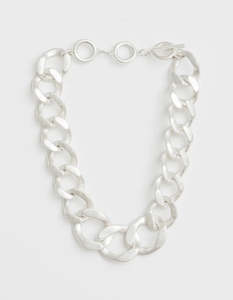 Womenswear: Stella + Gemma CHUNKY LINK Silver Chain