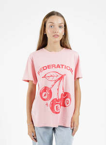 Womenswear: Federation Frankie Tee - Cherry Bomb