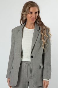 Stella + Gemma MONACO BLAZER HOUNDSTOOTH