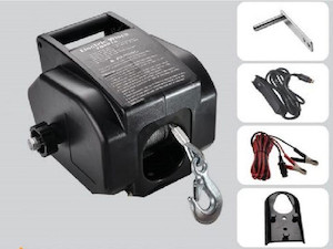 PORTABLE ELECTRIC WINCH 3500LBS REMOTE CONTROL Zuma Direct